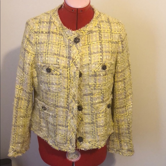 Old Navy Jackets \u0026 Coats | Women Tweed Jacket | Color: Tan/Yellow | Size: M | Fab13's Closet